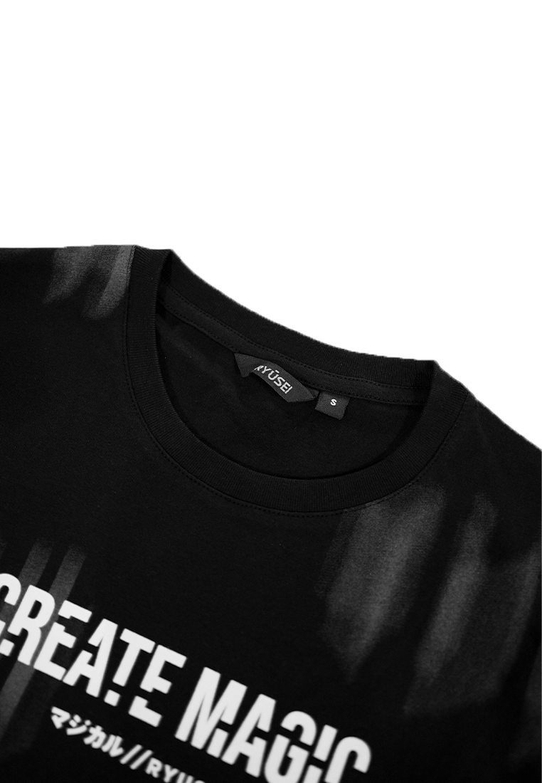 Ryusei Kaos Pria Create Magic Black