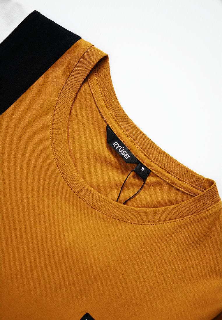 Ryusei Kaos Pria Tsugaru CMB Mustard