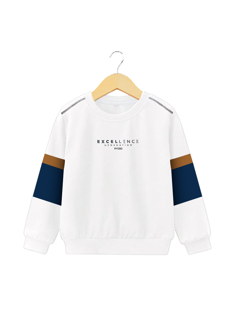 Ryusei Sweater Kids Excellence CMB White - Ryusei