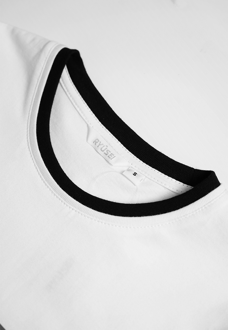 Ryusei Kaos Pria Hachioji White