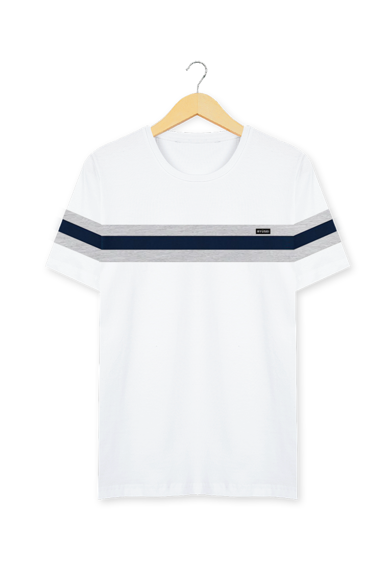 Ryusei Kaos Pria Yoshimasa CMB White
