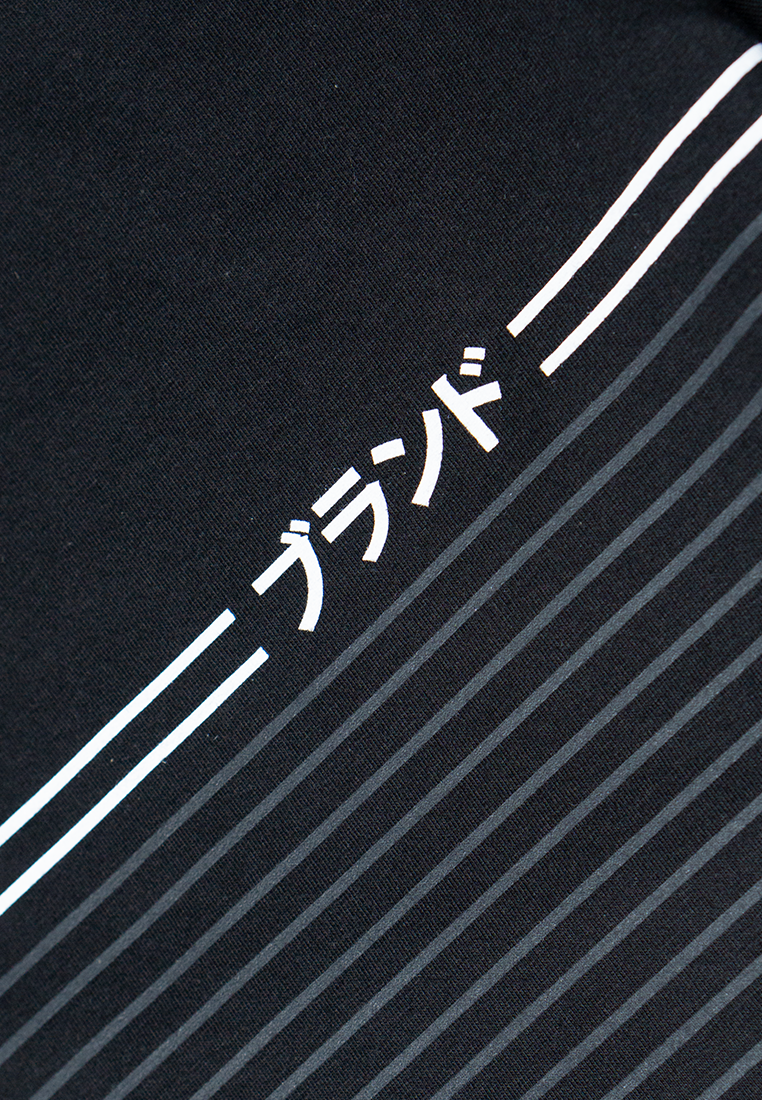 Ryusei Kaos Pria Shimoji Black