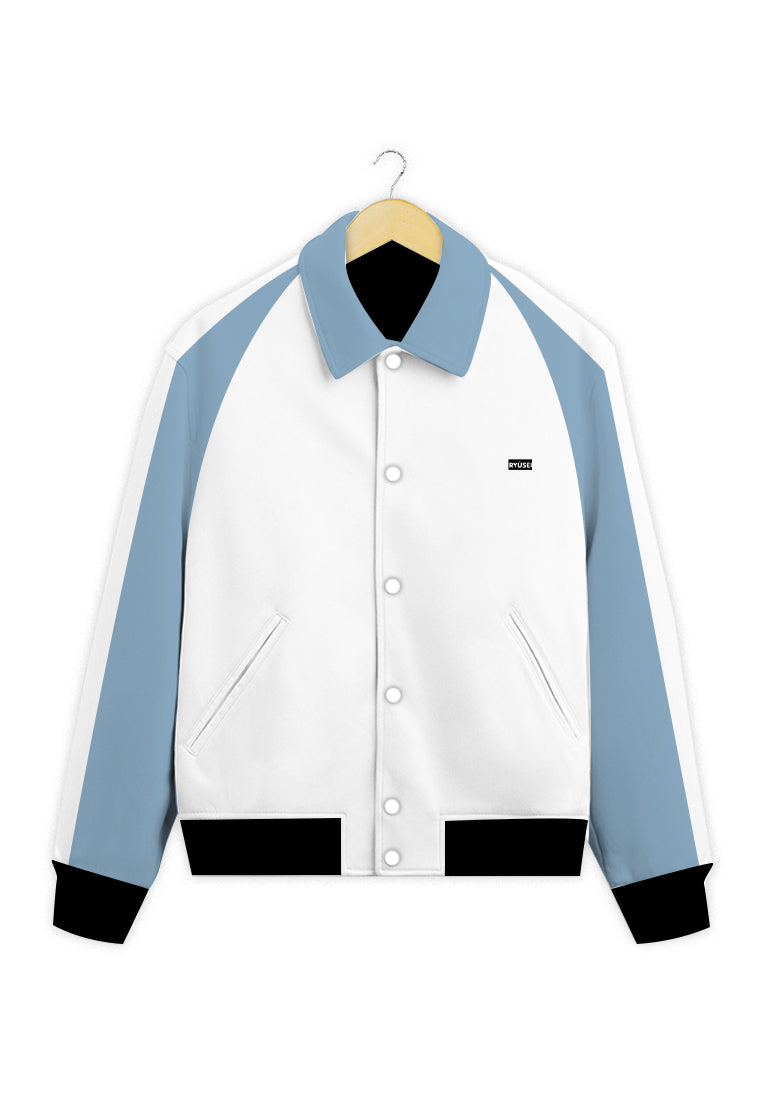 Ryusei Jacket Varsity Nishimura CMB White - Ryusei