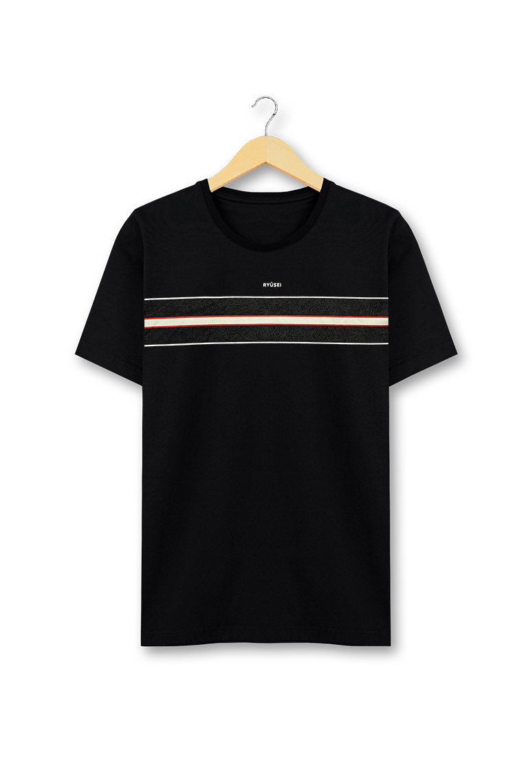 Ryusei Kaos Pria Miharu Black