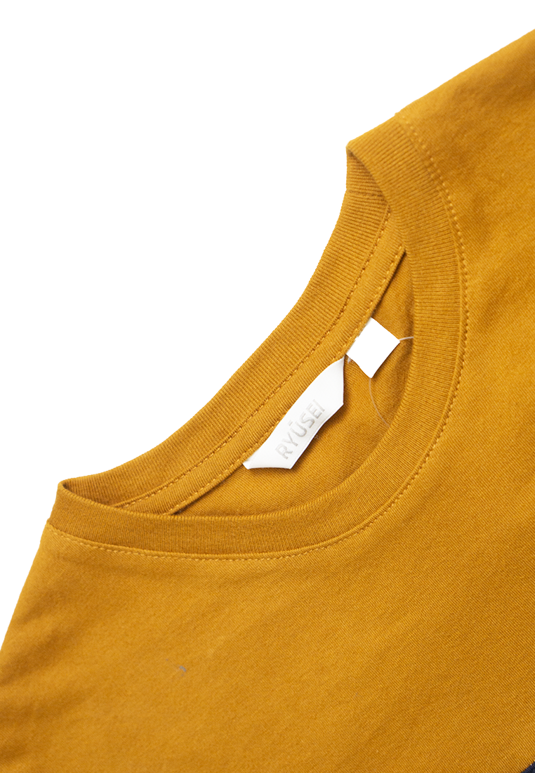 Ryusei Kaos Pria Kyomizu CMB Mustard