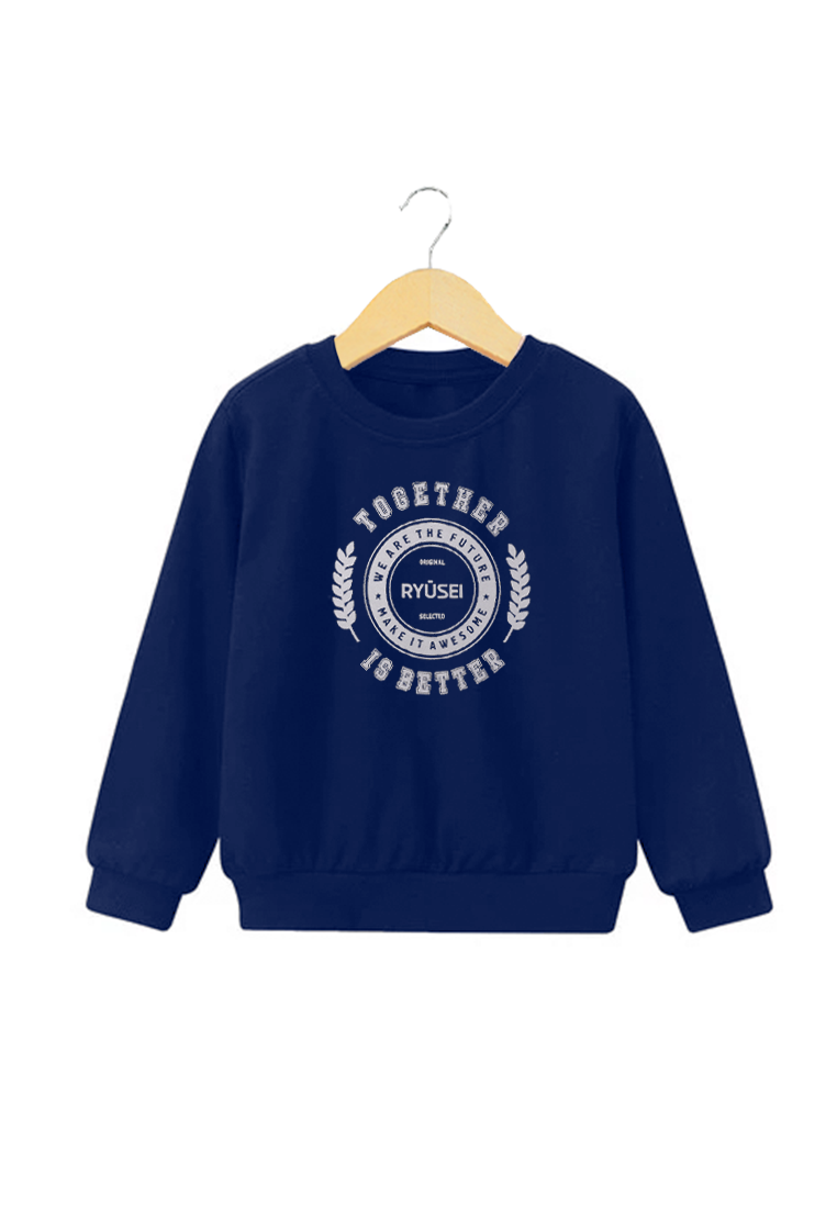 Ryusei Sweater Kids Awesome Navy - Ryusei