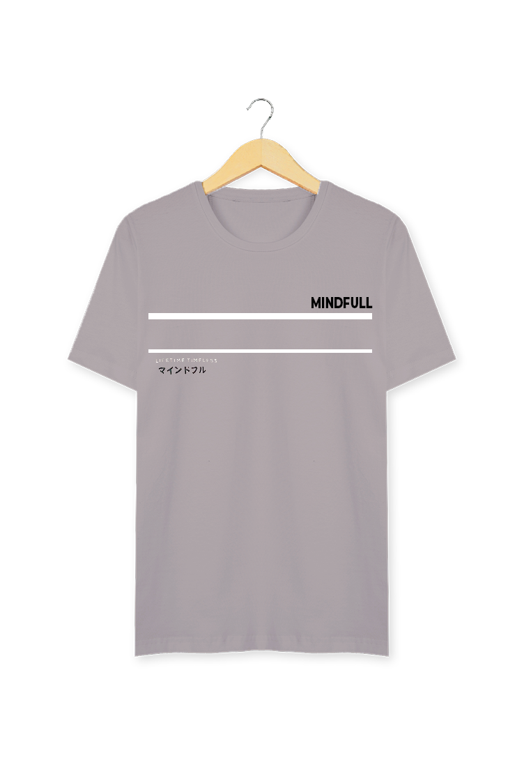 Ryusei Kaos Pria Mindfull Cloud Lilac
