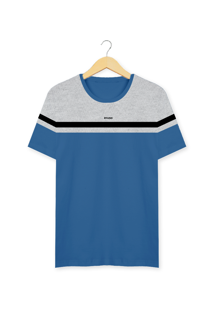 Ryusei Kaos Pria Itabashi CMB Blue Denim