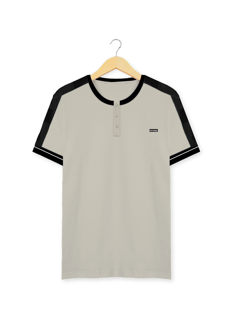 Ryusei Kaos Pria Takahiko Button