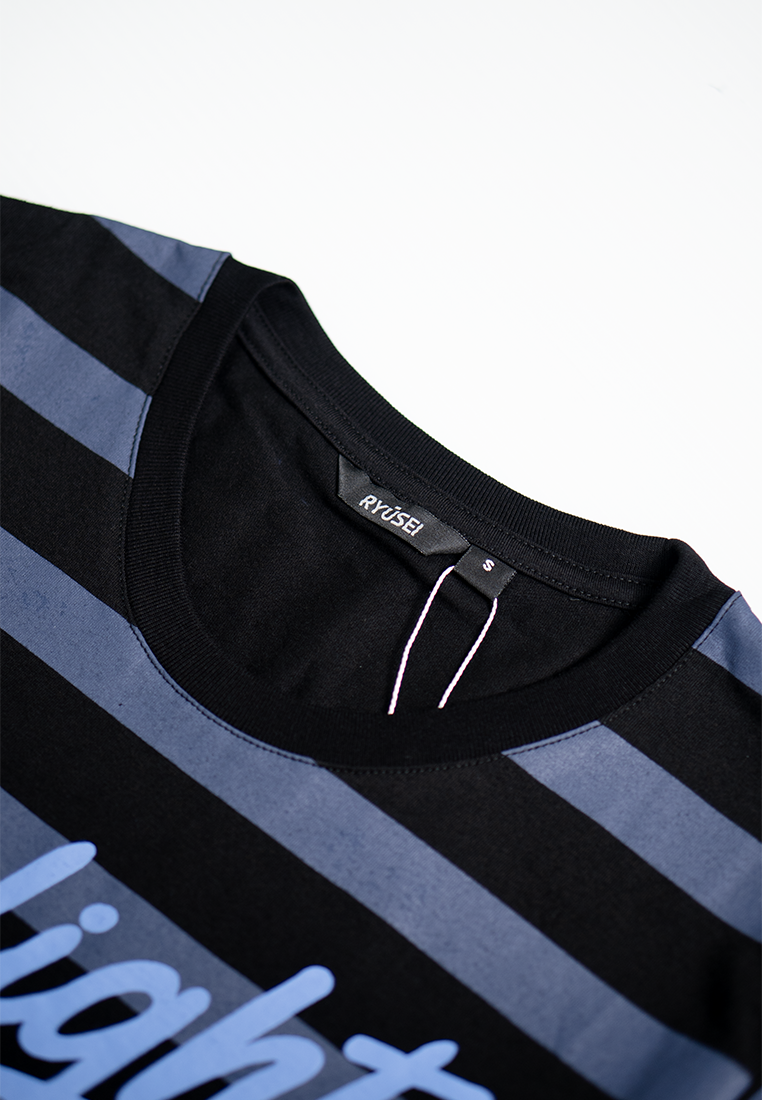 Ryusei Kaos Pria Delight Stripe
