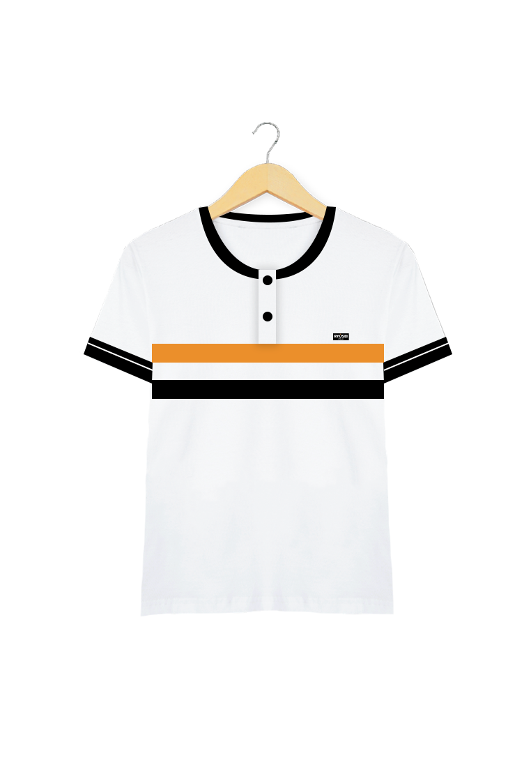 Ryusei Kaos Anak Takatsuki Button CMB White