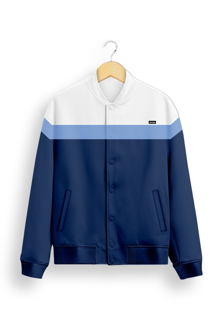 Ryusei Jacket Bomber Tsunagawa CMB Navy - Ryusei