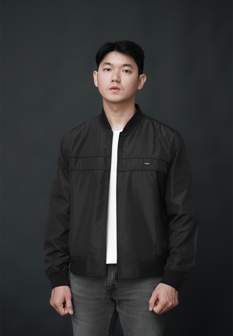 Ryusei Windbreaker Jacket Wakiyama Black - Jaket Parasut