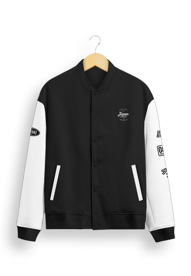 Ryusei Jacket Bomber Origin Black - Ryusei