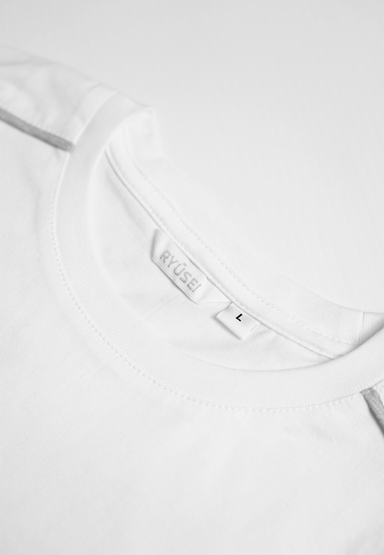 Ryusei Kaos Pria Tanigawa CMB White