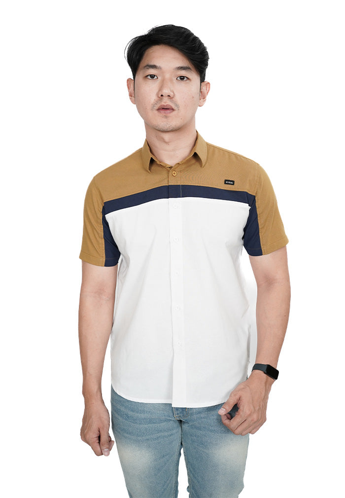 Ryusei Kemeja Hanazawa CMB Brown - Ryusei Shirt Men