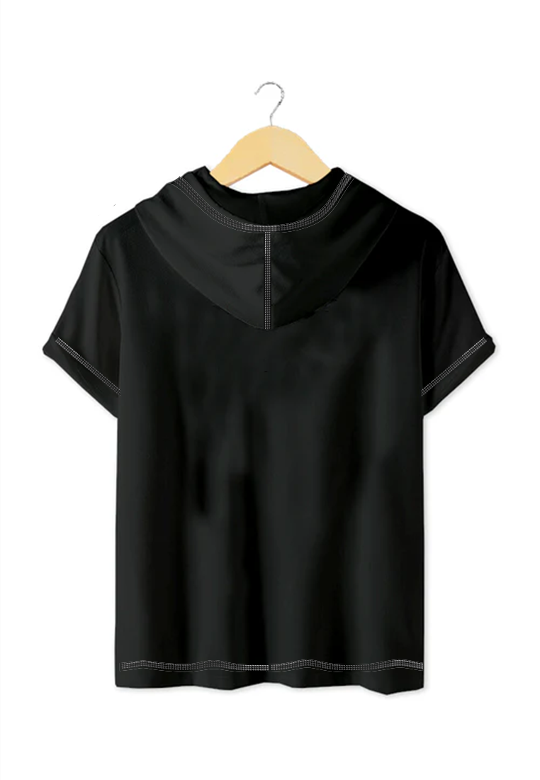 Ryusei Kaos Hoodie Pria Perfection Black