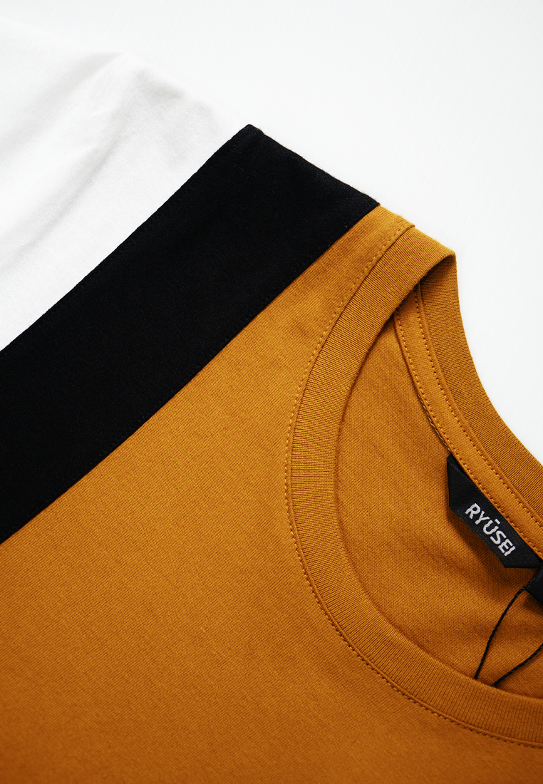 Ryusei Kaos Pria Tsugaru CMB Mustard