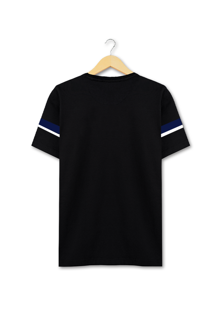 Ryusei Kaos Pria Atsunaka Button CMB Black