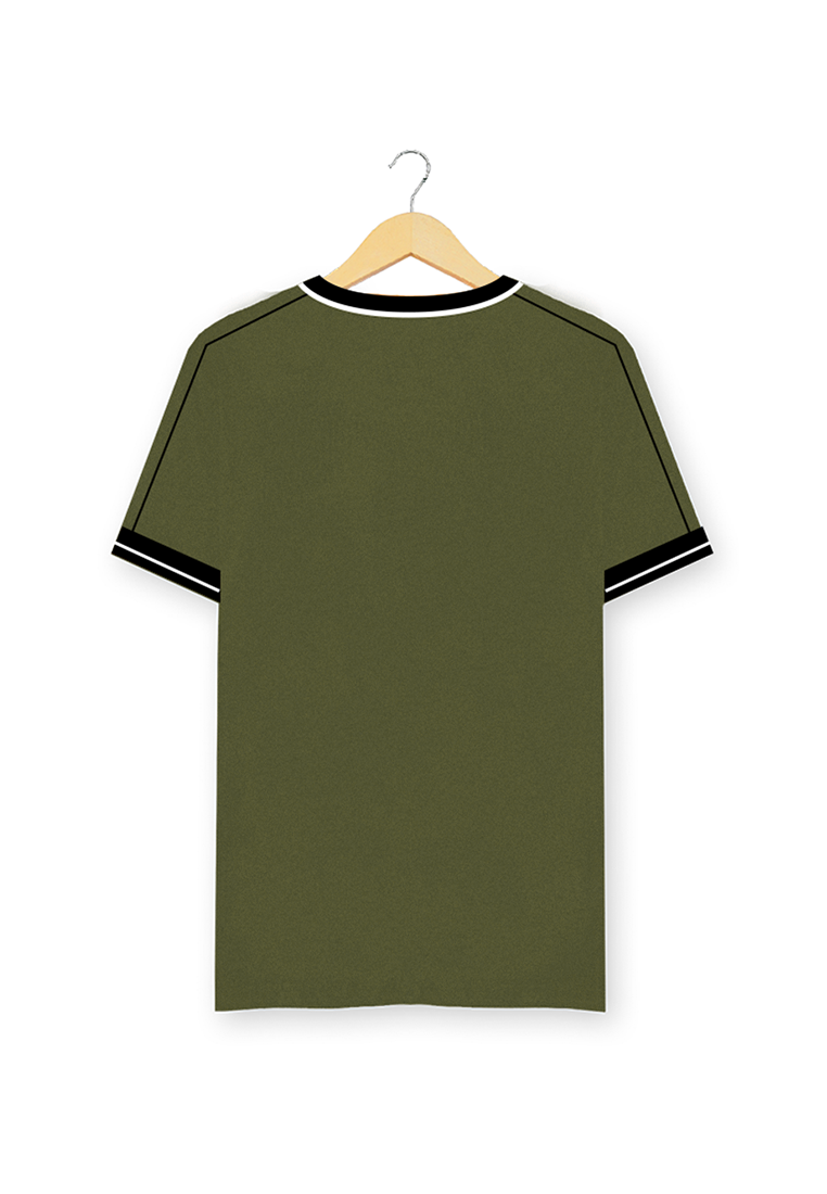 Ryusei Kaos Pria Yukako CMB Olive Green
