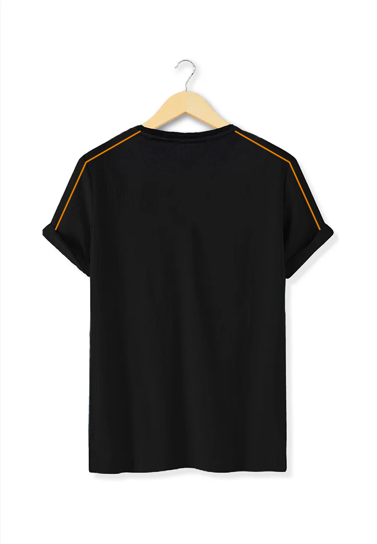 Ryusei Kaos Pria Kamazaki Button Black