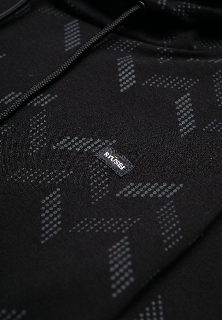 Ryusei Kaos Turtleneck Pria Nandito Rai FP Black