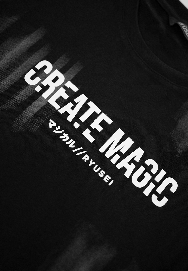 Ryusei Kaos Pria Create Magic Black