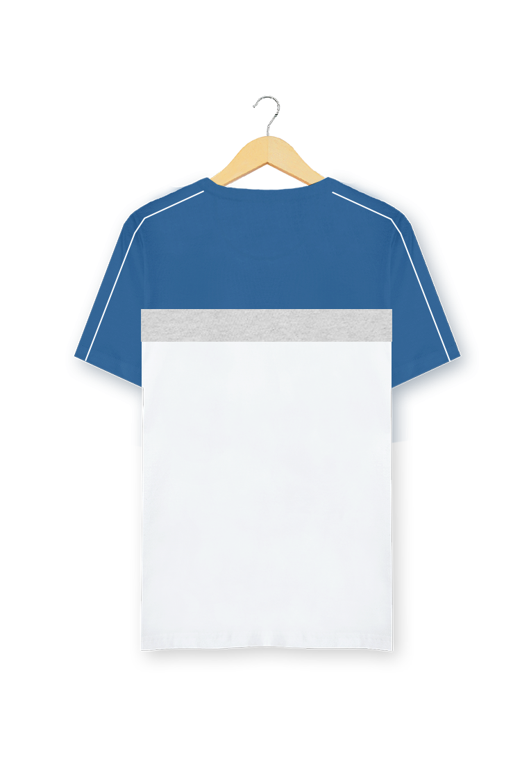 Ryusei Kaos Pria Tsh Men Toyokawa CMB Blue Denim