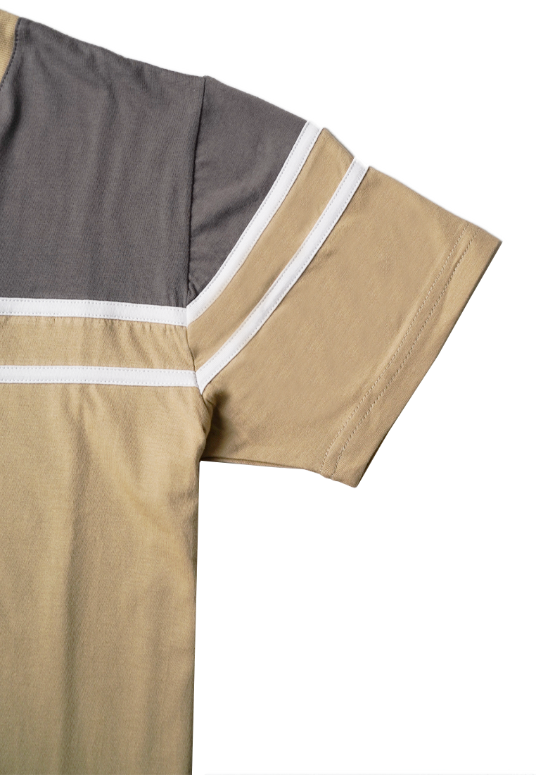 Ryusei Kaos Pria Nishioji CMB Light Brown