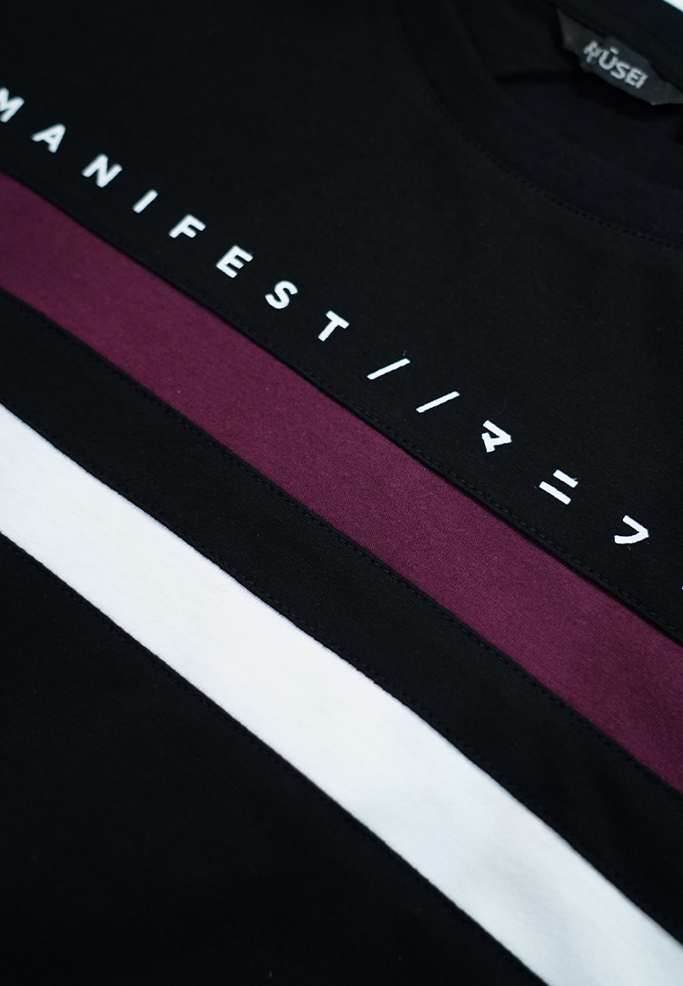 Ryusei Kaos Pria Manifest Black