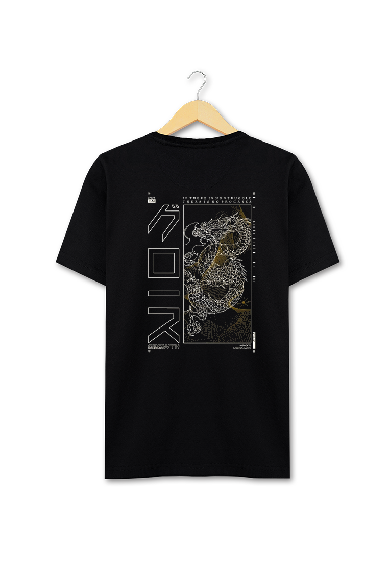 Ryusei Kaos Pria Yamataka Black