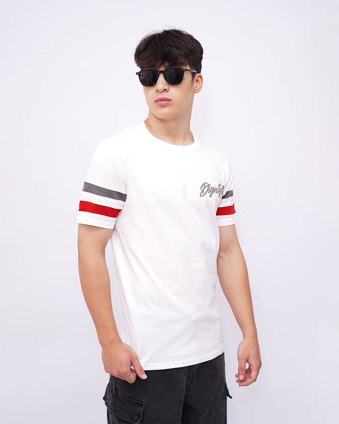 Ryusei Kaos Pria Dignity CMB White