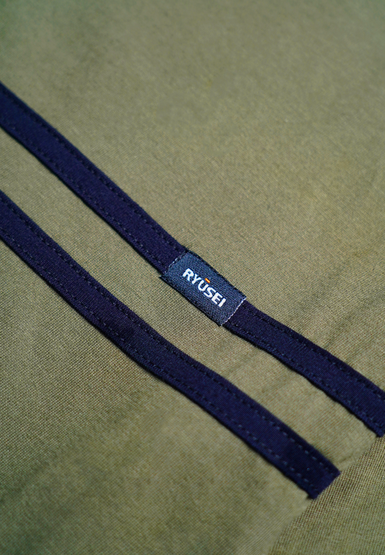 Ryusei Kaos Pria Yoshi CMB Olive Green