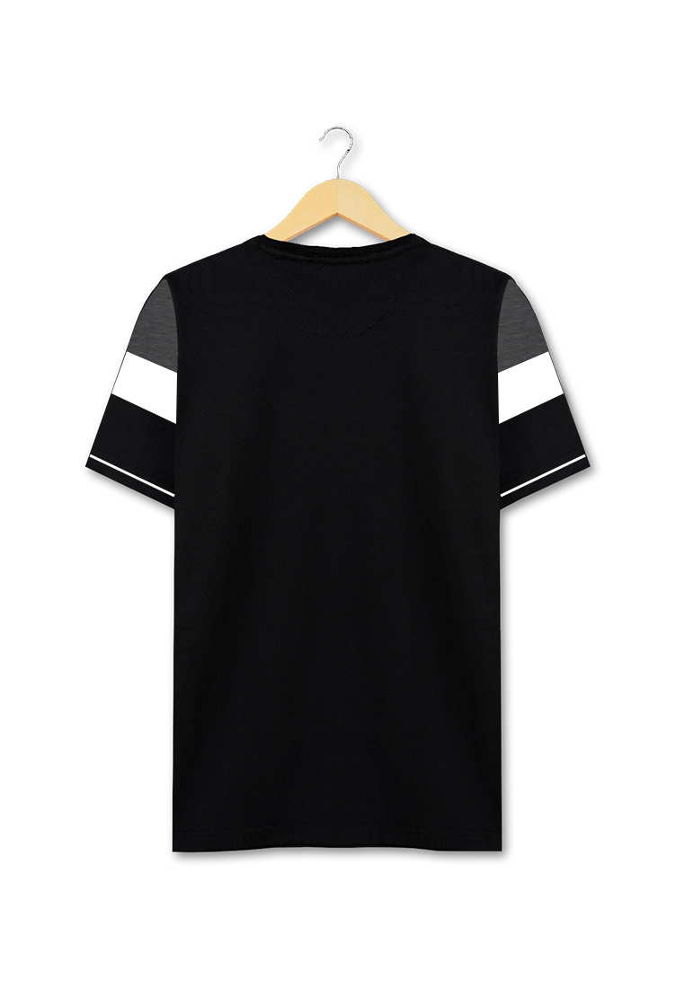 Ryusei Kaos Pria Kuniko Button CMB Black