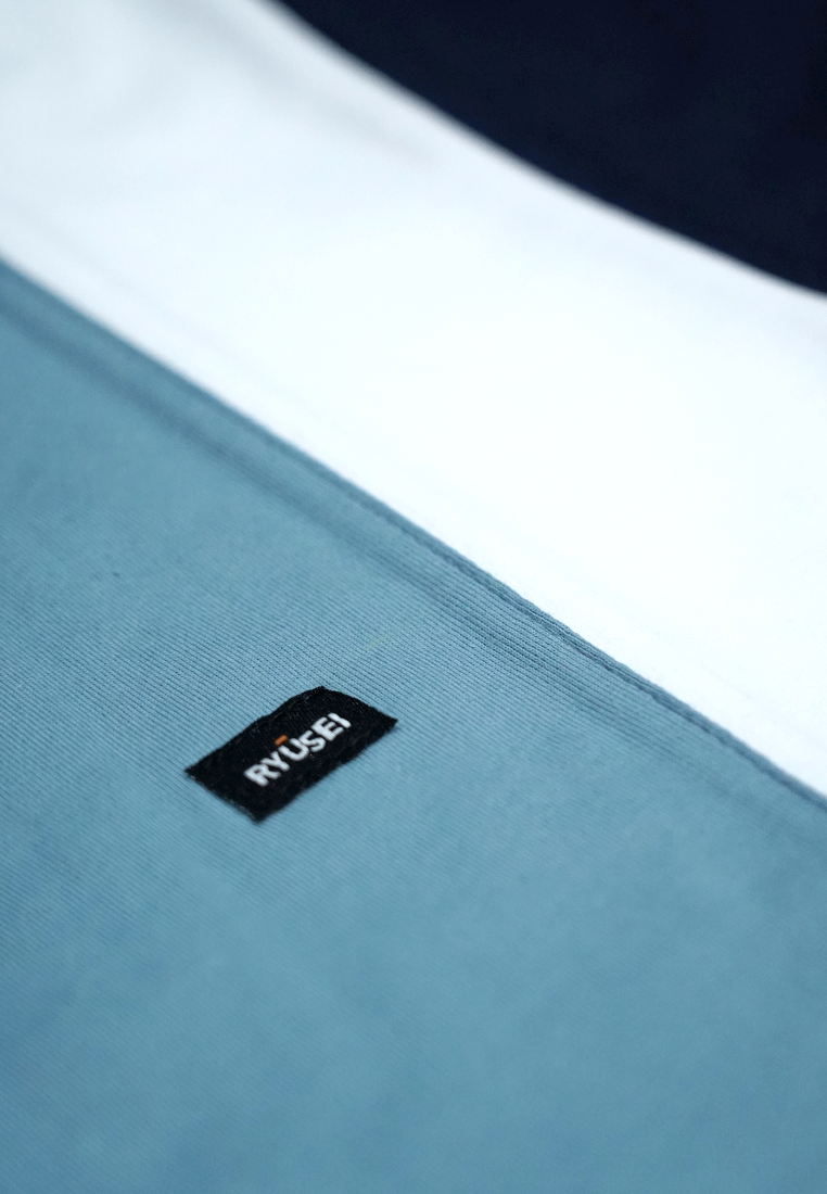 Ryusei Kaos Pria Miyazaki Smoke Blue