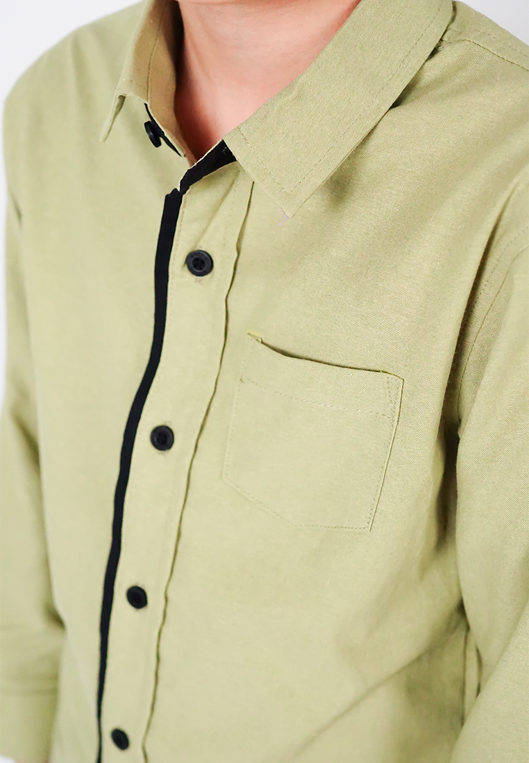 Ryusei Shirt kids Akazaki Long Slevee Mint Green - Ryusei