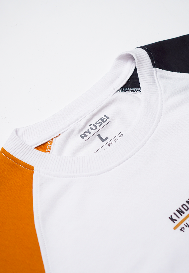 Ryusei Sweater Pria Narazaki CMB White