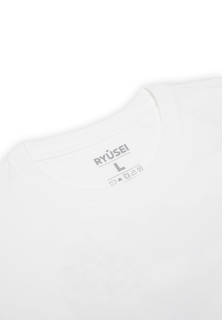 Ryusei Kaos Pria Energetic White