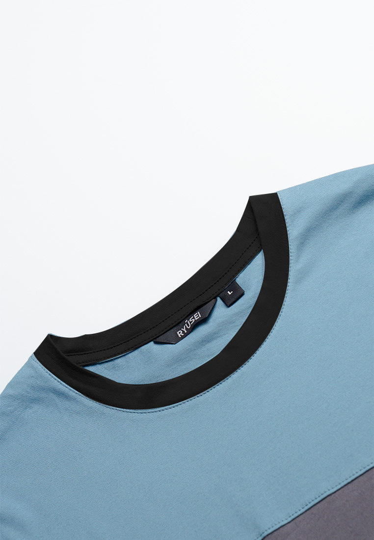 Ryusei Tshirt Yuniko CMB Smoke Blue