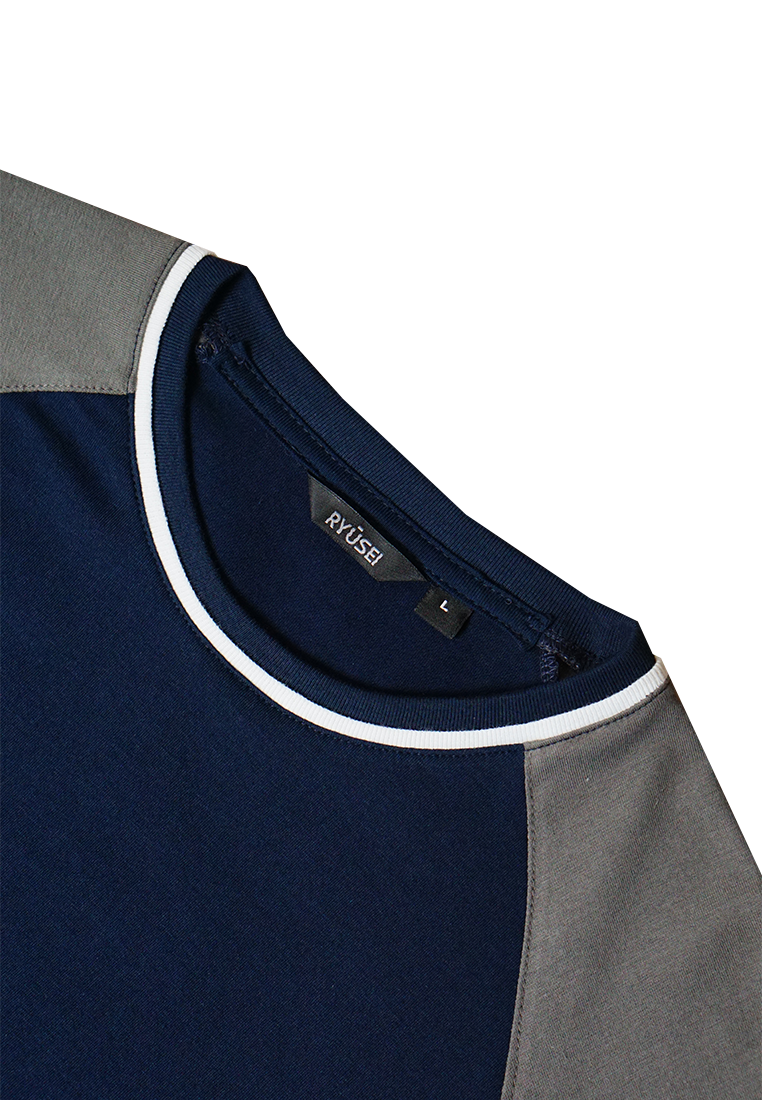 Ryusei Kaos Pria Hataka CMB Navy
