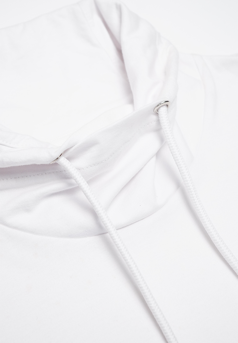 Ryusei Kaos Pria Lengan Panjang Nandito White