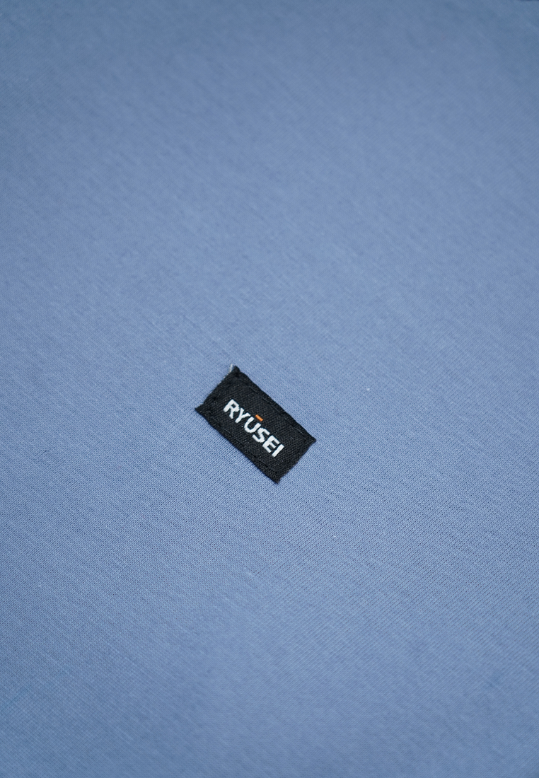 Ryusei Kaos Pria Yasaka CMB Blue Denim