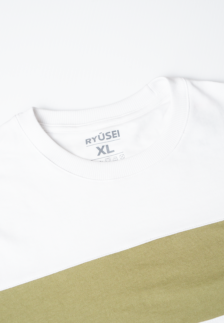 Ryusei Sweater Pria Takeshita CMB White