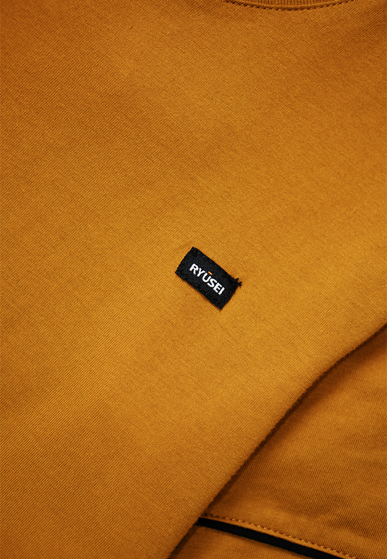 Ryusei Kaos Pria Tsugaru CMB Mustard