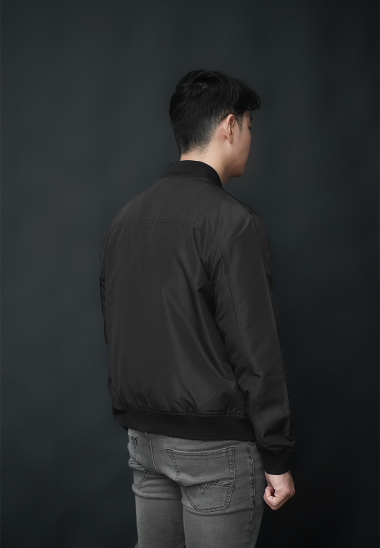 Ryusei Windbreaker Jacket Wakiyama Black - Jaket Parasut