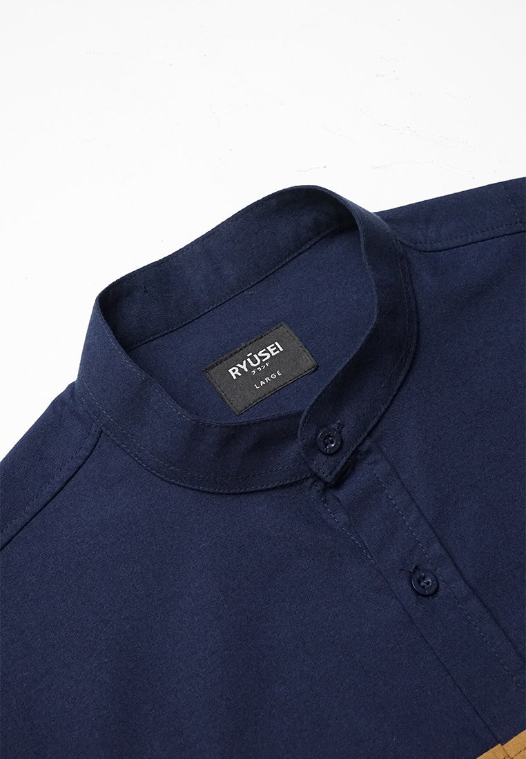Atsuya Long Sleeve Navy - Ryusei