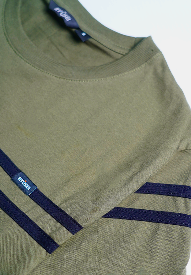 Ryusei Kaos Pria Yoshi CMB Olive Green