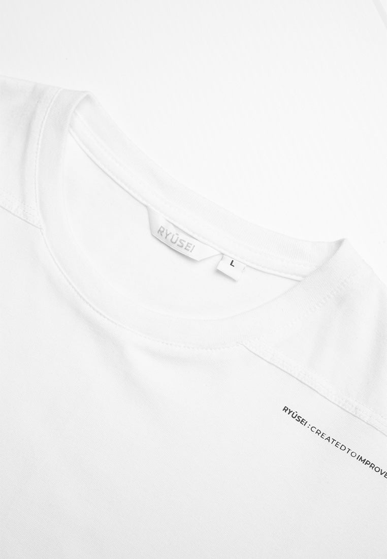 Ryusei Kaos Pria Tsh Men Kamogawa White