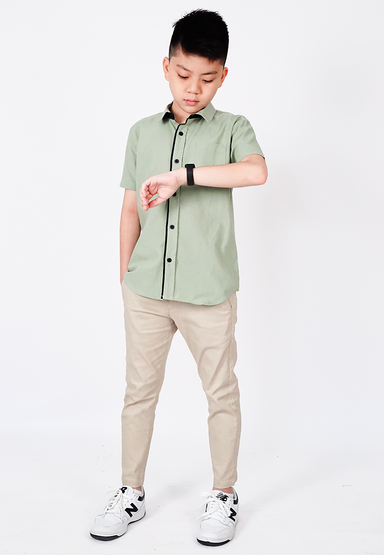 Ryusei Shirt kids Atsugawa Mint Green - Ryusei