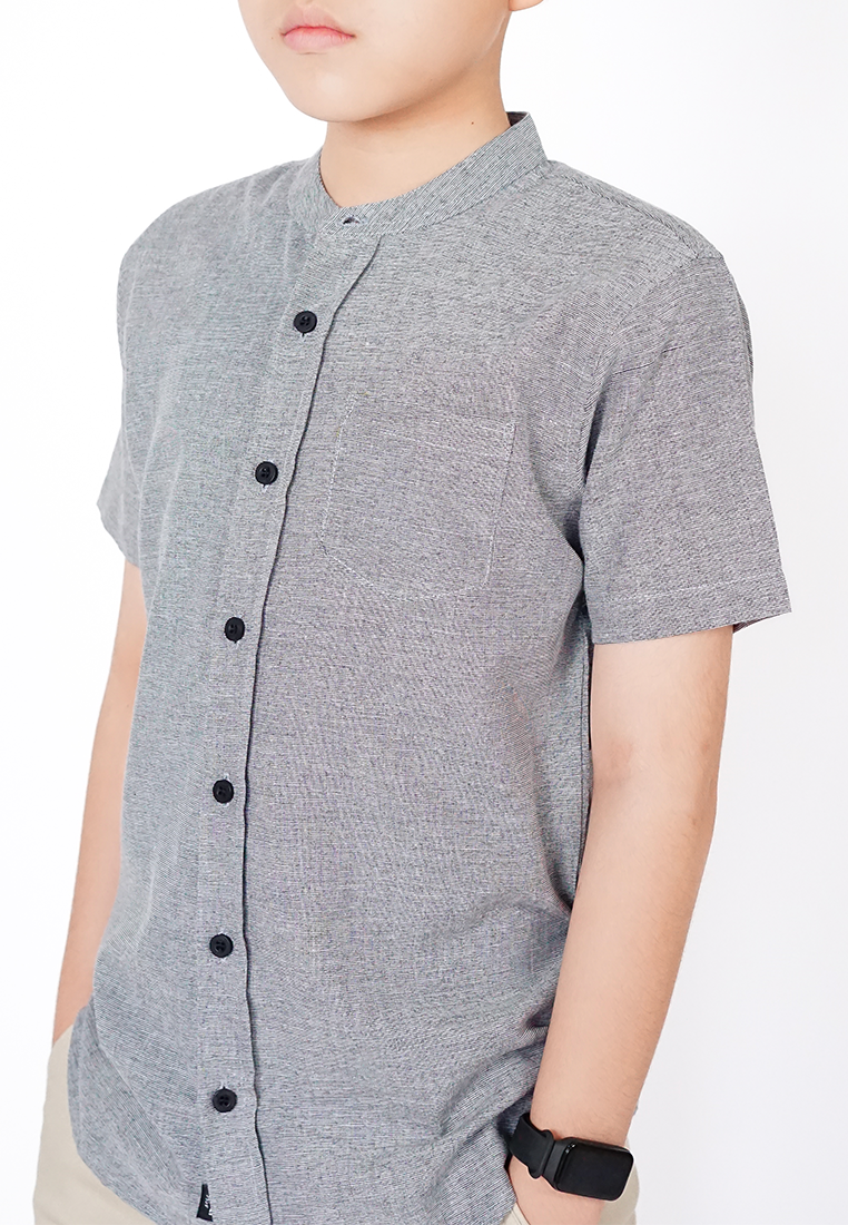 Ryusei Shirt kids Yoshizawa 2 Tone Grey - Ryusei
